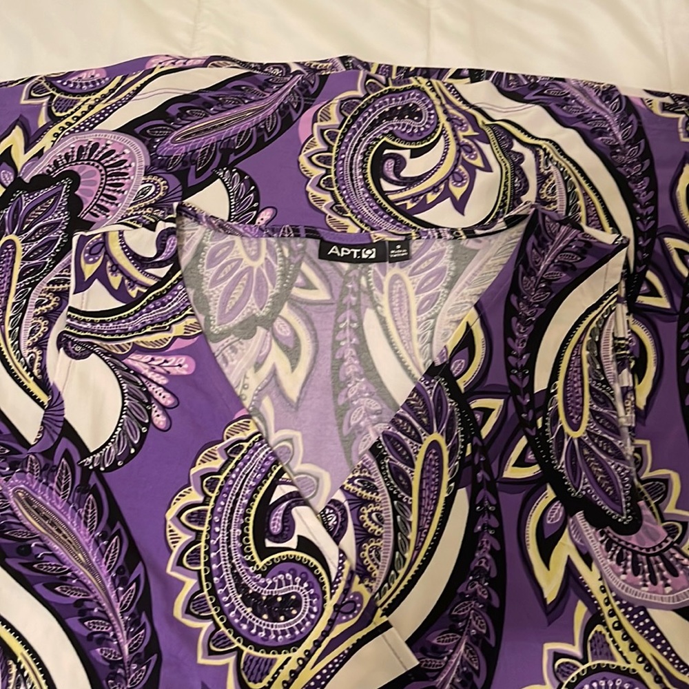 PURPLE AND BLACK APT9 SMALL DRESS